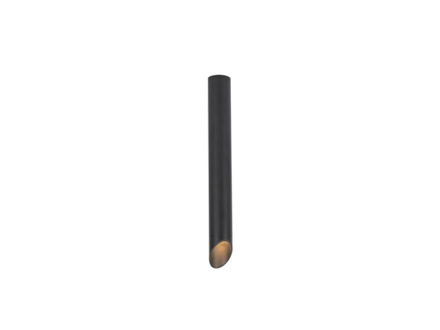 12 x gu10 opbouw design armatuur cilinder zand zwart 45cm - afbeelding 7 van  9