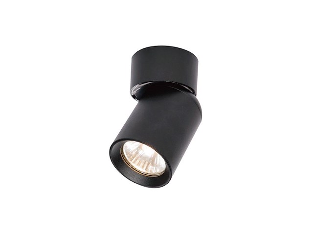 12 x gu10 opbouwspot armatuur cilinder zand zwart draaibaar - afbeelding 2 van  7