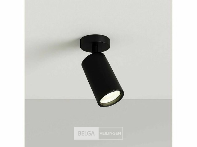 12 x gu10 opbouwspot armatuur – draaibaar – ip20 – zwart - afbeelding 3 van  6