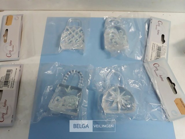 12 x hangdeco acryl handtas 4 assorti - afbeelding 3 van  3