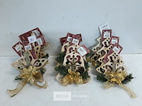 12 x hangdeco hout 3 assorti - afbeelding 2 van  3