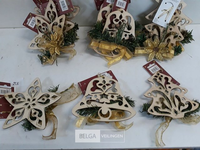 12 x hangdeco hout 3 assorti - afbeelding 3 van  3