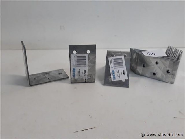 12 x hoekanker zwaar 60x60x40 mm - afbeelding 2 van  2