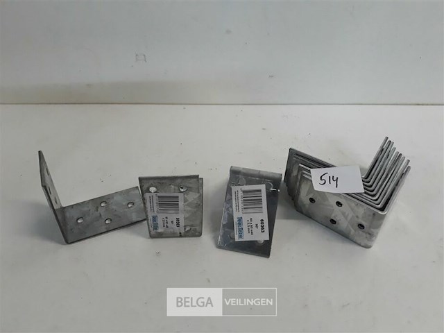 12 x hoekanker zwaar 60x60x40 mm - afbeelding 1 van  3