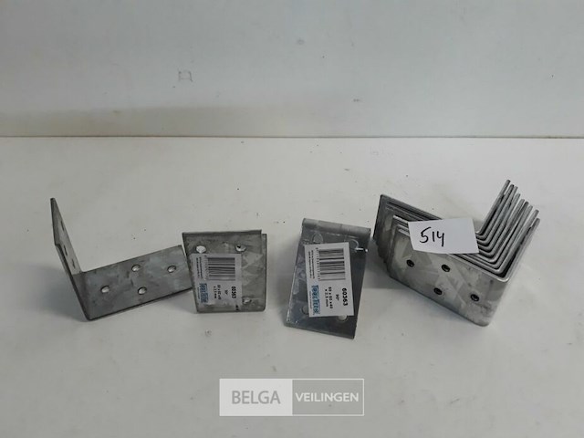 12 x hoekanker zwaar 60x60x40 mm - afbeelding 1 van  3