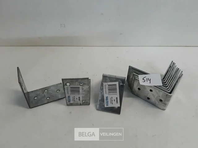 12 x hoekanker zwaar 60x60x40 mm - afbeelding 1 van  3