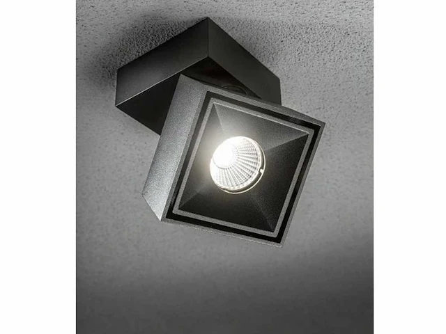 12 x hunter 1.0 kantelbare led spots zwart - afbeelding 1 van  8