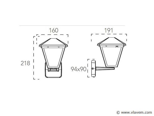 12 x intec prisma up wand lampen - afbeelding 3 van  5