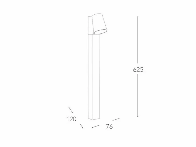 12 x intec sintesi led design lamp zwart - afbeelding 5 van  5