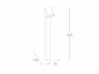 12 x intec sintesi led design lamp zwart - afbeelding 5 van  5