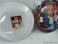 12 x kartonnen wegwerpborden 23 cm 10 stuks - afbeelding 2 van  2