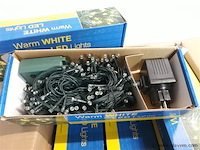 12 x kerstlampen 180 l led warm wit 8 programma's - afbeelding 2 van  2