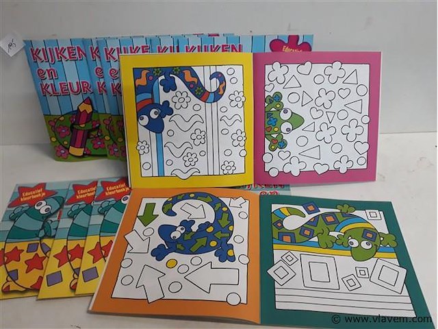 12 x kleuren en kijken educatief boekje 2 assorti - afbeelding 2 van  2
