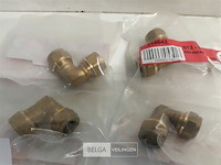 12 x knelkoppeling bocht koper 2 x 12 mm - afbeelding 3 van  3
