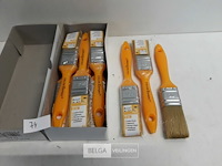 12 x lak verfborstel 30 mm pvc steel - afbeelding 1 van  3