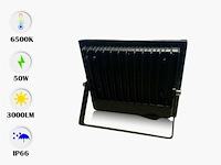 12 x led schijnwerper 50w mini – 6500k koud wit – ip65 waterdicht - afbeelding 3 van  6
