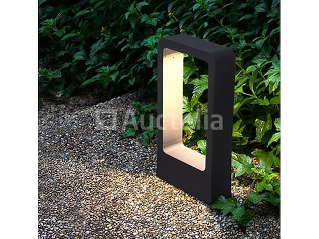 12 x led tuinpaalverlichting – 40 cm – 7w – warm wit 3500k – model sla 01 - afbeelding 1 van  4