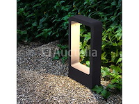 12 x led tuinpaalverlichting – 40 cm – 7w – warm wit 3500k – model sla 01 - afbeelding 1 van  4