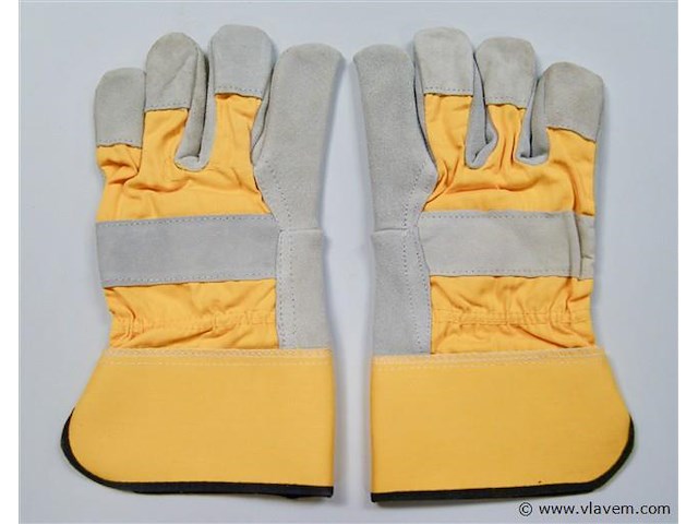 12 x lederen werkhandschoenen - afbeelding 1 van  8