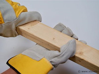 12 x lederen werkhandschoenen - afbeelding 3 van  8