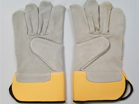 12 x lederen werkhandschoenen - afbeelding 8 van  8