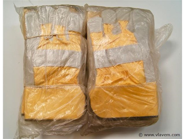 12 x lederen werkhandschoenen - afbeelding 7 van  8