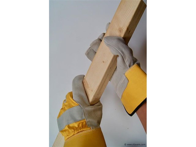 12 x lederen werkhandschoenen - afbeelding 2 van  8