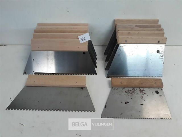 12 x lijmkam 2 assorti met roestplekken - afbeelding 1 van  3