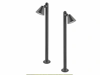 12 x lust 80 buiten lamp gu10 zwart - afbeelding 4 van  7