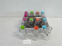 12 x melkflesje 75ml met klipsluiting - afbeelding 2 van  3