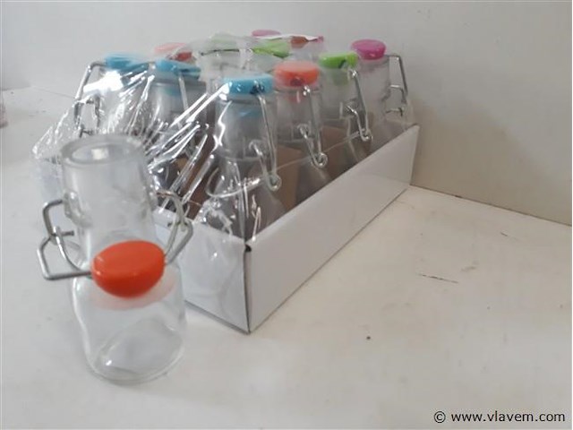 12 x melkflesje met clipsluiting 75 ml - afbeelding 2 van  2