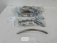 12 x meubelgreep inox gebogen 128 mm - afbeelding 2 van  3