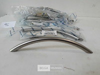 12 x meubelgreep inox gebogen 128 mm - afbeelding 3 van  3