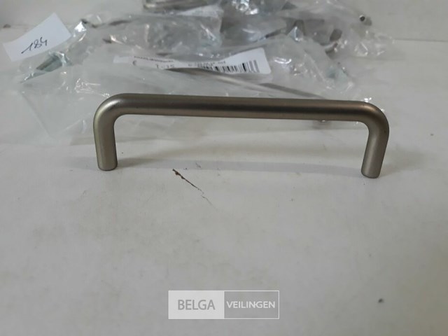 12 x meubelgreep zamak vernikkeld 96 mm - afbeelding 3 van  3