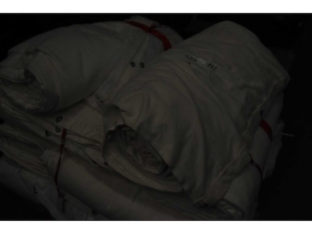 12 x molton (300gr) white backdrop 6m x 6m white - decoration - afbeelding 2 van  3