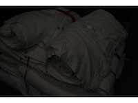 12 x molton (300gr) white backdrop 6m x 6m white - decoration - afbeelding 2 van  3