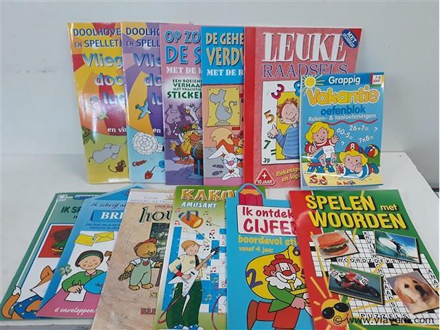 12 x oefen en spelletjesboek - afbeelding 1 van  2