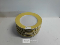 12 x ontbijt of dessert bord - afbeelding 1 van  3