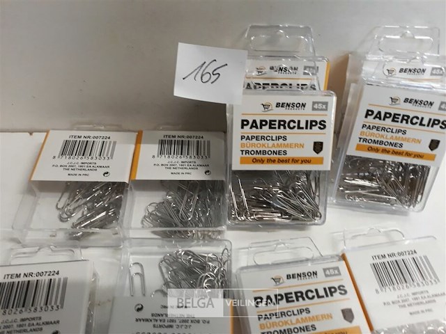 12 x paperclips 45 stuks - afbeelding 3 van  3