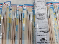 12 x penselen plat set 3 delig leonard - afbeelding 2 van  2