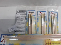 12 x penselen set 3 stuks leonard - afbeelding 2 van  2