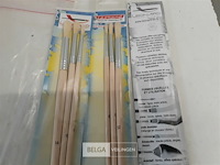 12 x penselen set rond 3 stuks leonard - afbeelding 3 van  3