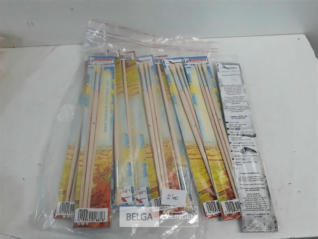 12 x penselen set rond 3 stuks leonard - afbeelding 2 van  3