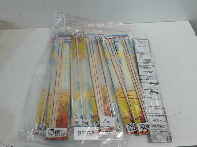 12 x penselen set rond 3 stuks leonard - afbeelding 1 van  3