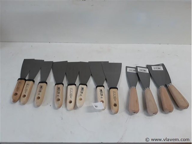 12 x plamuurmes mix - afbeelding 1 van  2