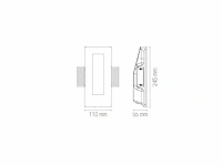 12 x pure series arel wand inbouw spots - afbeelding 9 van  10