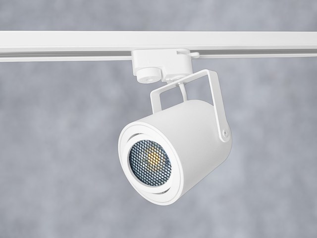 12 x railspot gu10 armatuur cilinder zand wit draaibaar - afbeelding 6 van  7