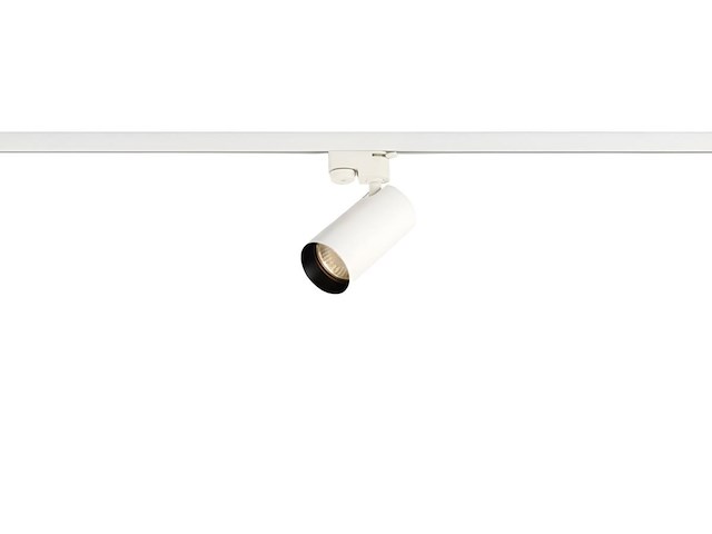 12 x railspot gu10 armatuur cilinder zand wit met zwart ring draaibaar - afbeelding 6 van  8