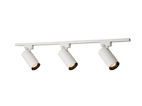 12 x railspot gu10 armatuur cilinder zand wit met zwart ring draaibaar - afbeelding 4 van  8