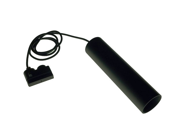 12 x railspot gu10 decoratief hanglamp cilinder 24cm zand zwart - afbeelding 7 van  8